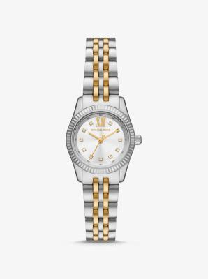 michael kors lexington petite|Michael Kors watches two tone.